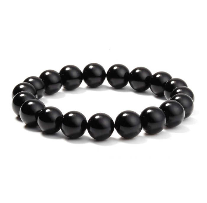 Black Onyx Bead Bracelet