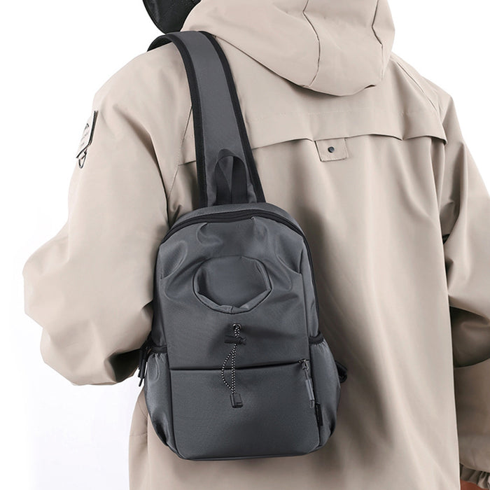 Men's Water-Resistant Crossbody Chest Bag